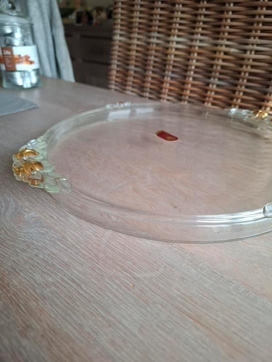 Taartschotel glas, Ophalen, Zo goed als nieuw, Glas