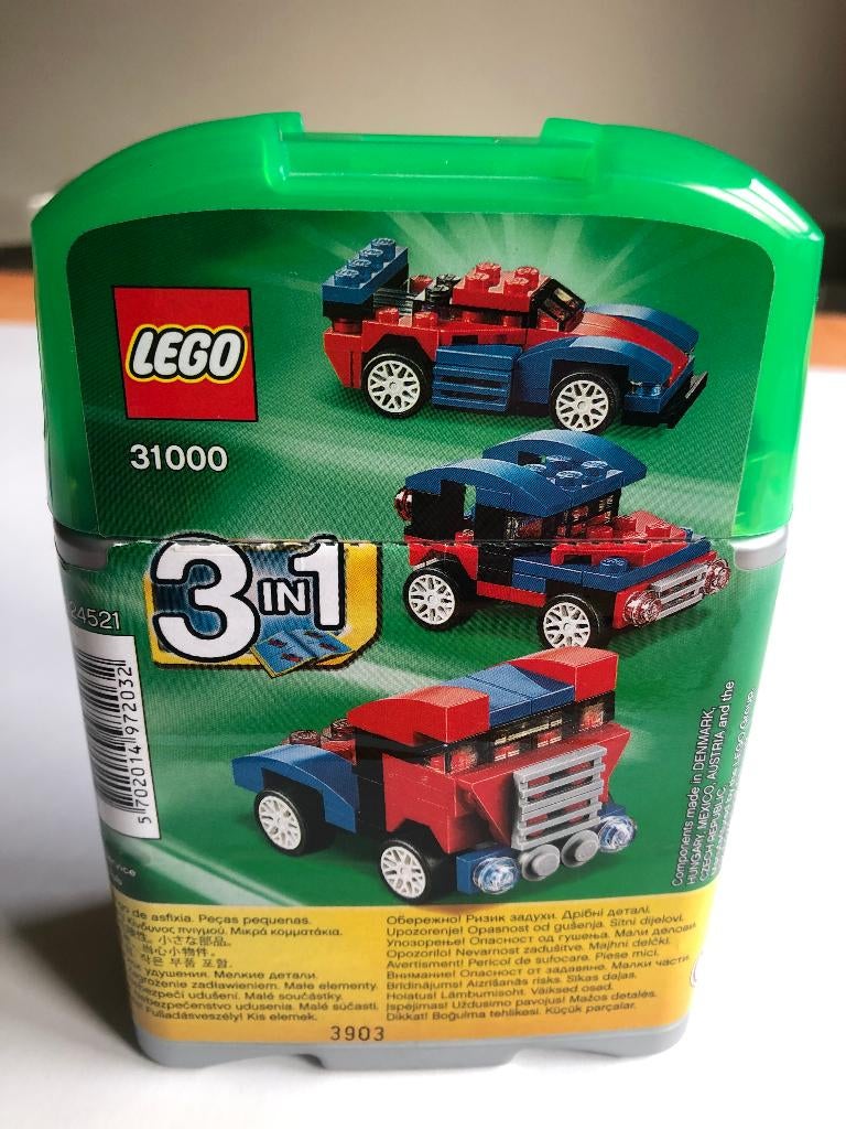 Lego Creator 31000 (2013) : Mini Speeder (3 en 1), Enlèvement ou Envoi, Comme neuf, Ensemble complet, Lego