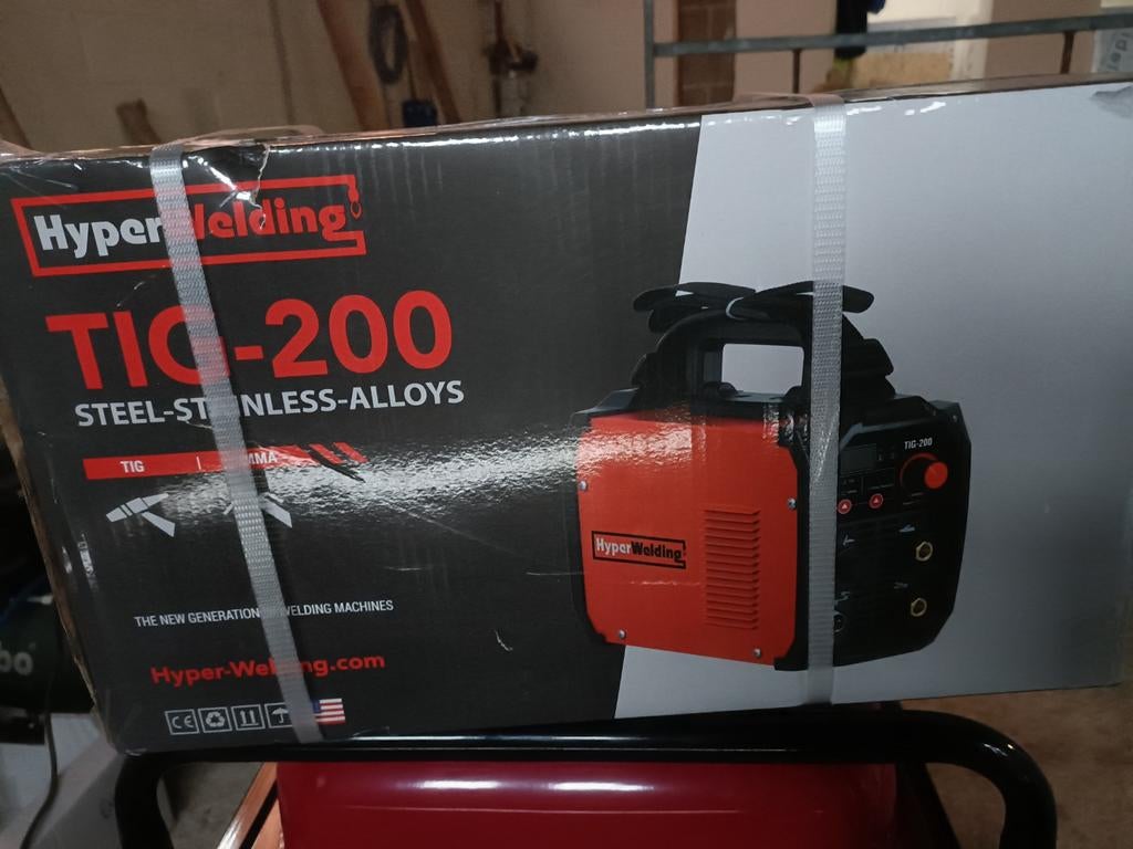 Las apparaat TIG 200, Ophalen