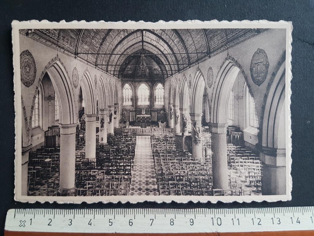 Postkaart Westrosebeke West-Rozebeke Kerk, Verzenden, 1920 tot 1940, Ongelopen, West-Vlaanderen