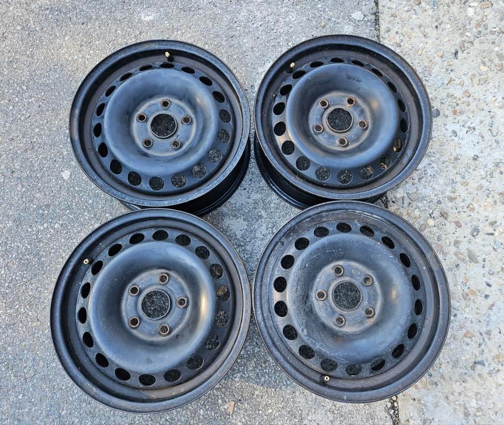 4 jantes 15' vw 5x112, Enlèvement, Utilisé
