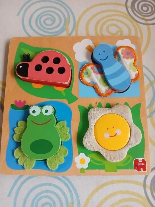 Baby's eerste vormen puzzel, Ophalen, Gebruikt, Van hout, Minder dan 10 stukjes