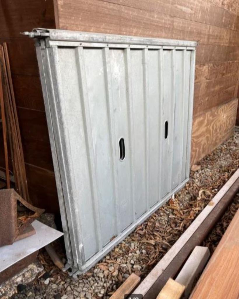 Aluminium plateaus voor Hollandse veiling kar 3 stuks, Ophalen