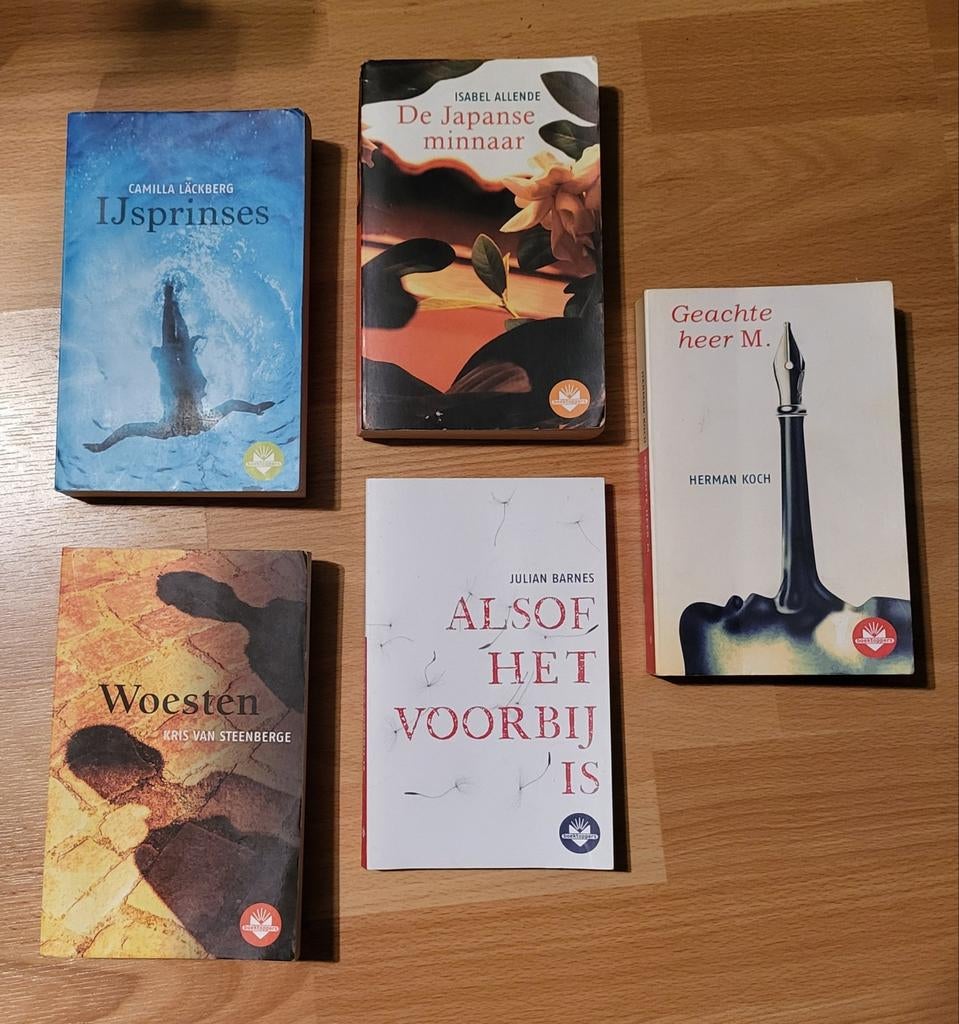 5 boektoppers te koop, Boeken, Ophalen of Verzenden, Gelezen, België