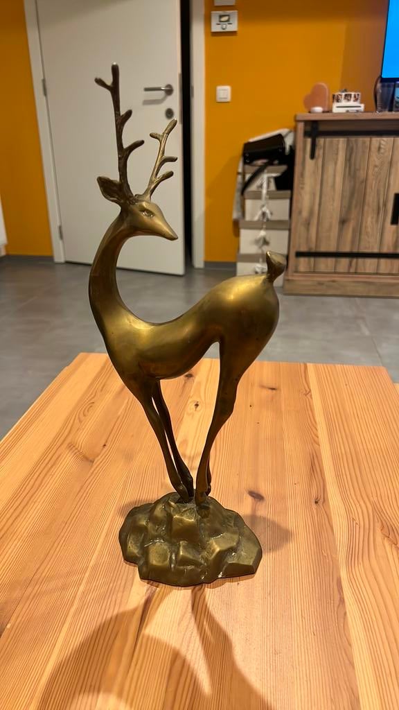 Elegant art deco bronzen beeld, Antiek en Kunst, Ophalen of Verzenden, Brons