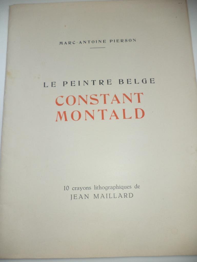 Constant Montald Le Peintre Belge 10 crayons lithos MAILLARD, Enlèvement ou Envoi