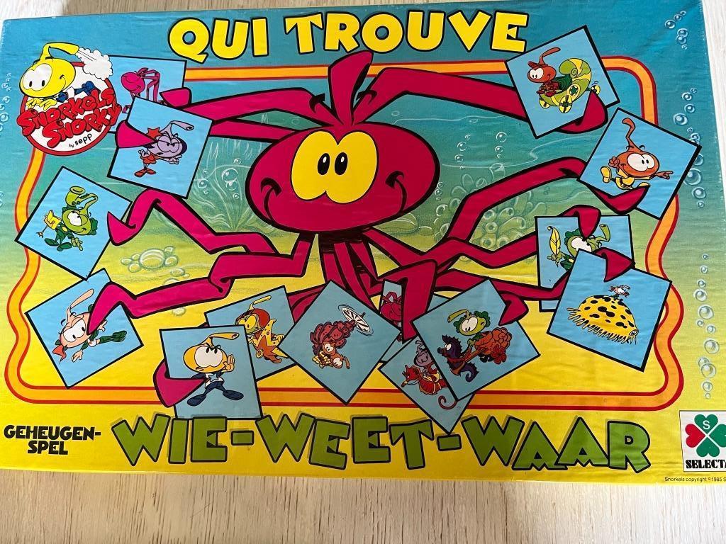 Geheugenspel wie weet waar, Ophalen