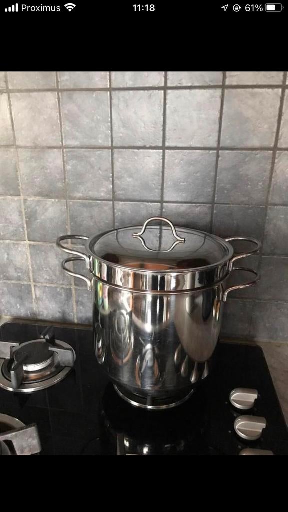 Kookpot voor pasta’s, asperges, Maison & Meubles, Enlèvement ou Envoi, Comme neuf