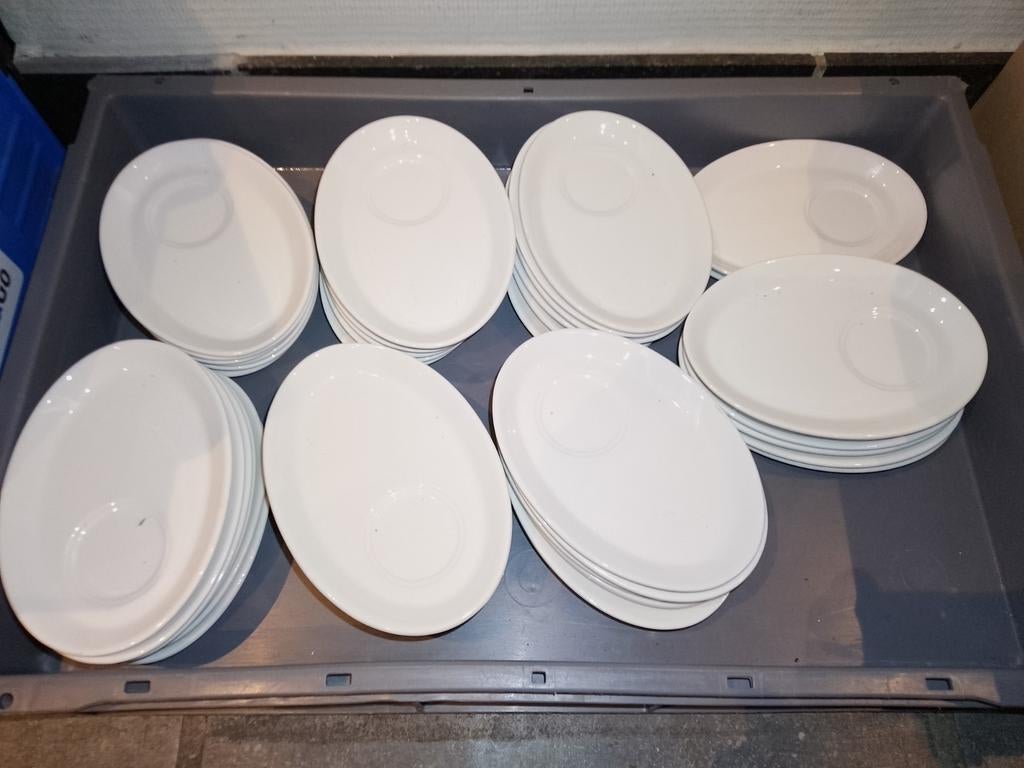 Dessertbordjes koffietas voor bij de koffie of thee, Huis en Inrichting, Ophalen, Zo goed als nieuw