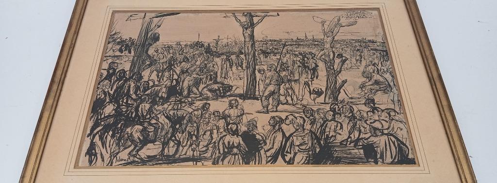 JULES VAN AEL (1912-1997) schilderij topwerk, Antiek en Kunst, Kunst | Schilderijen | Klassiek, Ophalen of Verzenden