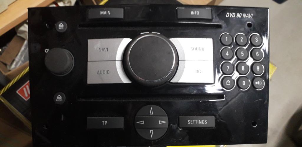 Auto DVD 90 NAVI aux In Radio Opel Astra H Zafira B Ori, Ophalen of Verzenden, Zo goed als nieuw