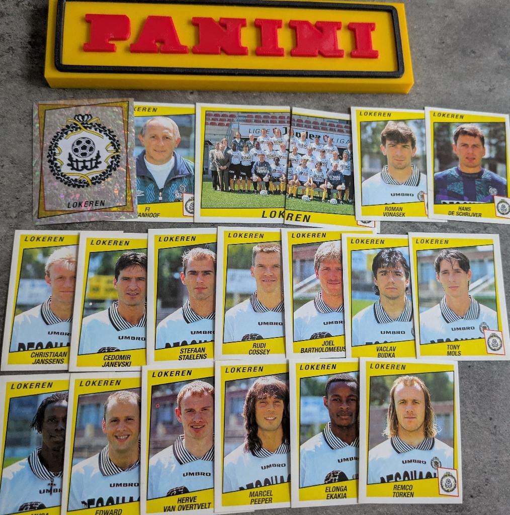 AUTOCOLLANTS PANINI FOOTBALL 97 19 1997 LOKEREN SK FOOTBALL, Envoi, Neuf