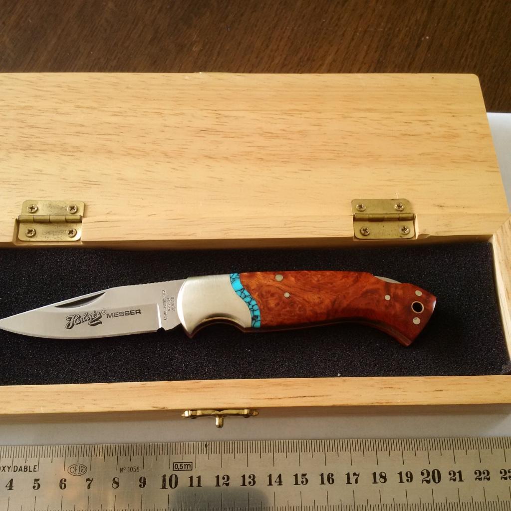 Couteau pliant Herbertz, Collections, Objets militaires | Général, Enlèvement, Autres, Couteau ou Poignard