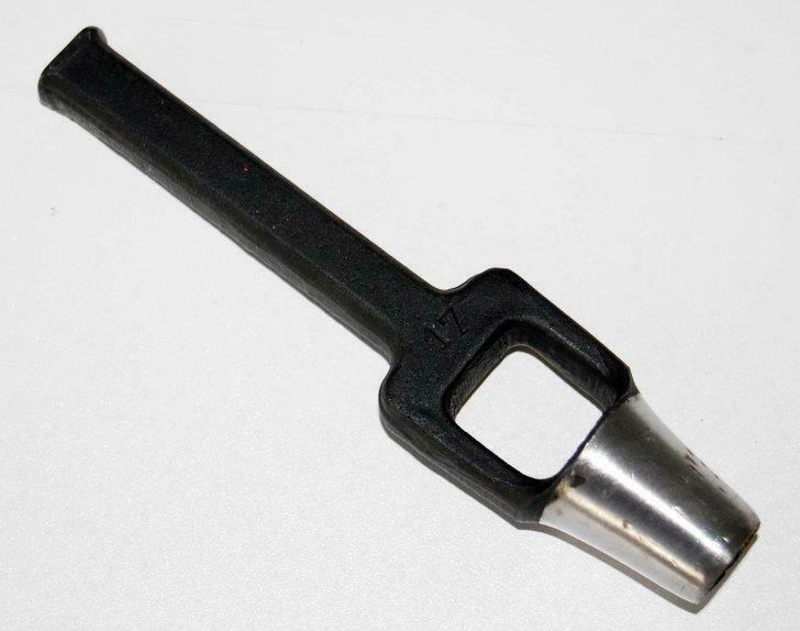 Emporte pièce à frapper pour cuir 17mm, Bricolage & Construction, Enlèvement ou Envoi, Utilisé