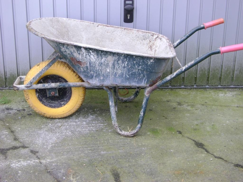 kruiwagen lekvrij wiel, extra versterkte kruiwagen, Tuin en Terras, Ophalen of Verzenden, Gebruikt