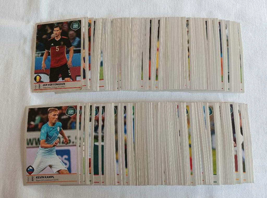 297 Road to 2018 Fifa World Cup Russia Panini stickers, Ophalen of Verzenden, Zo goed als nieuw, Meerdere stickers