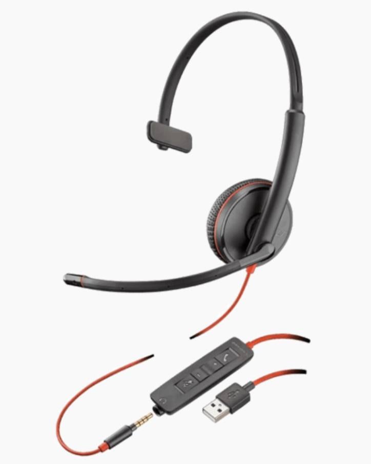 Nieuw, nooit uitgepakt - PLANTRONICS-headset, C3215 USB-A, Nieuw
