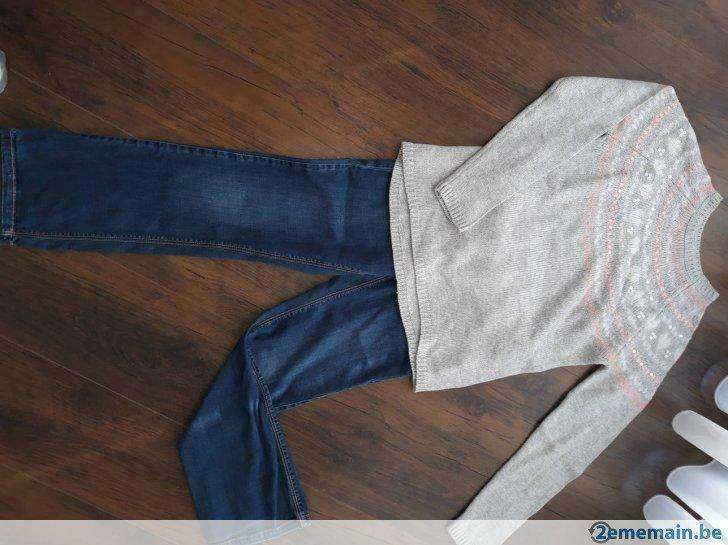 Ensemble okaidi 10 ans, Envoi, Utilisé, Fille, Pantalon