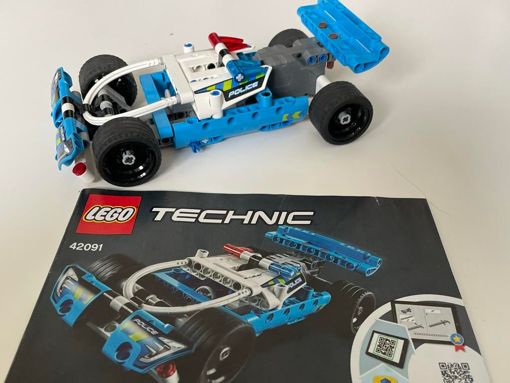 Lego technics - 42091, Ophalen, Gebruikt, Complete set, Lego