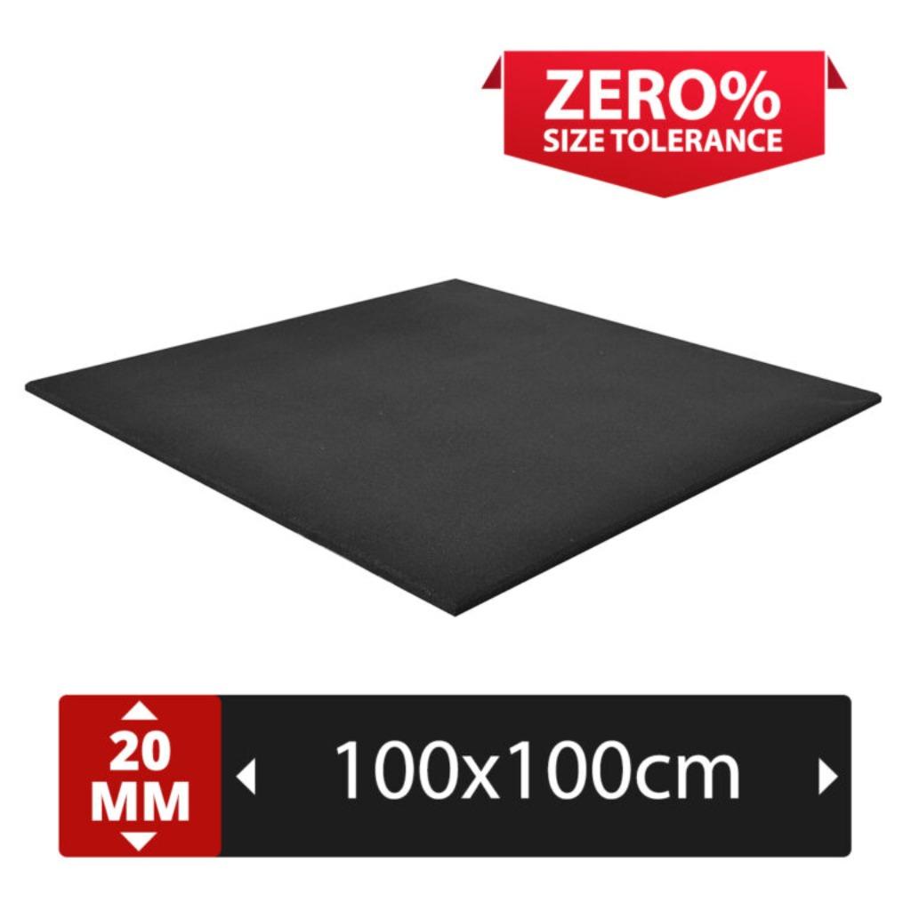 Dalles fitness en caoutchouc 1mx1m. Épaisseur 20mm, Neuf, Info@kriden.be, Enlèvement ou Envoi, Belgique