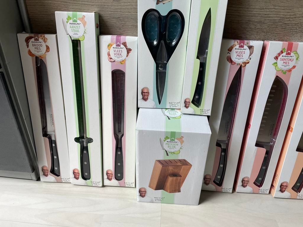 Rudolph's messenblok plus div.messen plus hakblok, Enlèvement ou Envoi, Neuf