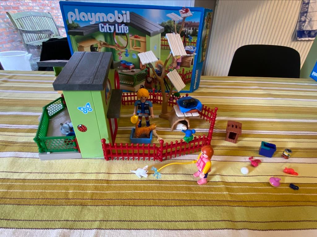 Playmobil City Life Kattenverblijf 9276, Ophalen, Zo goed als nieuw, Complete set