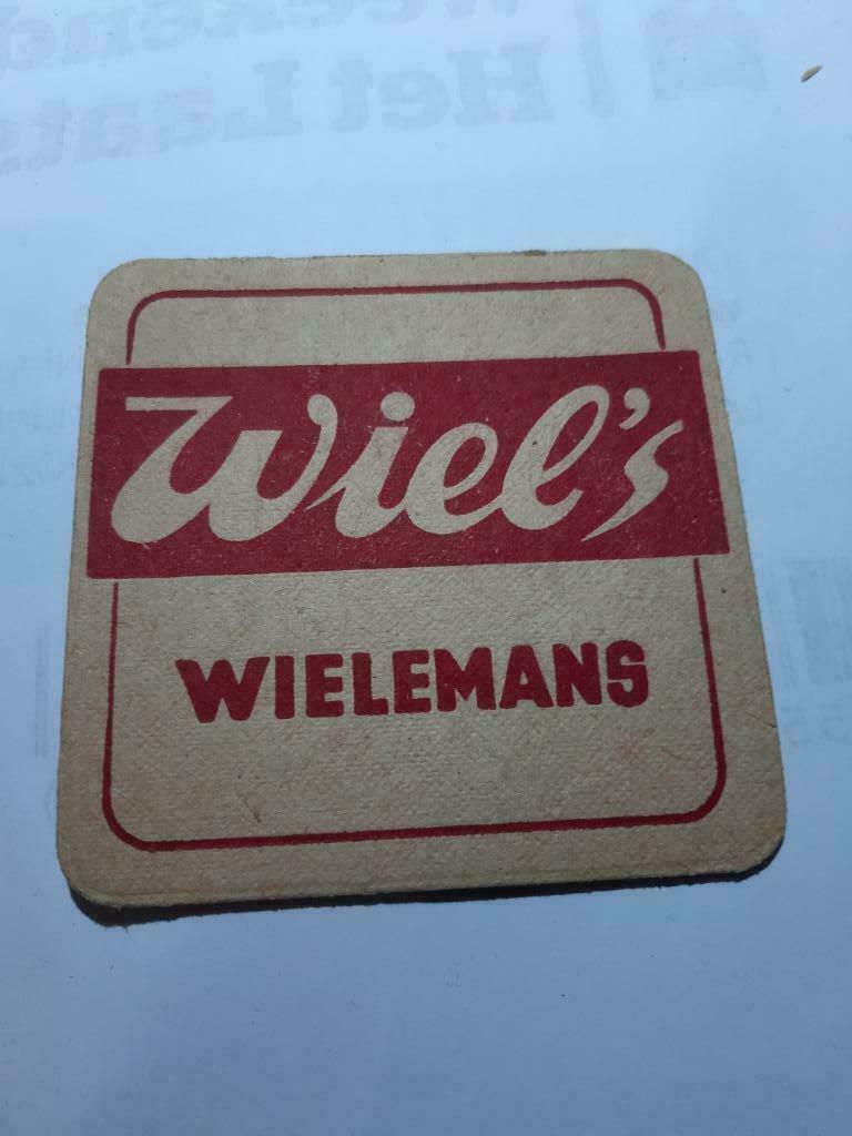 oude bierkaartje: Wiel's  Wielemans, Enlèvement ou Envoi