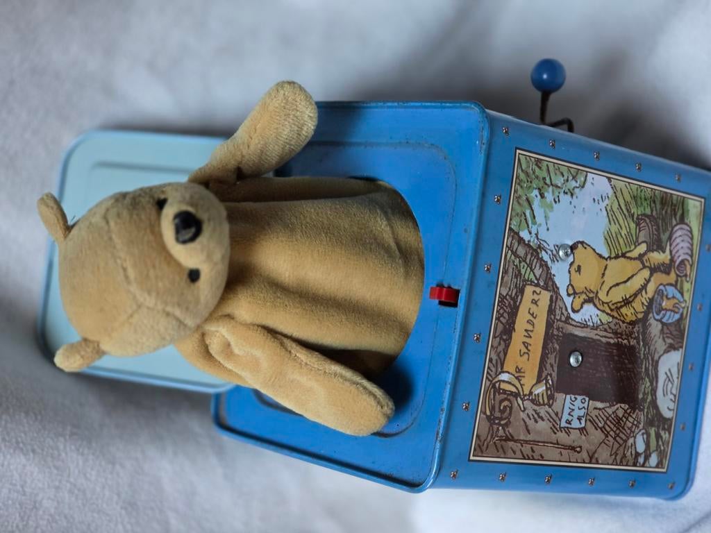 Winnie the Pooh Jack in de doos.