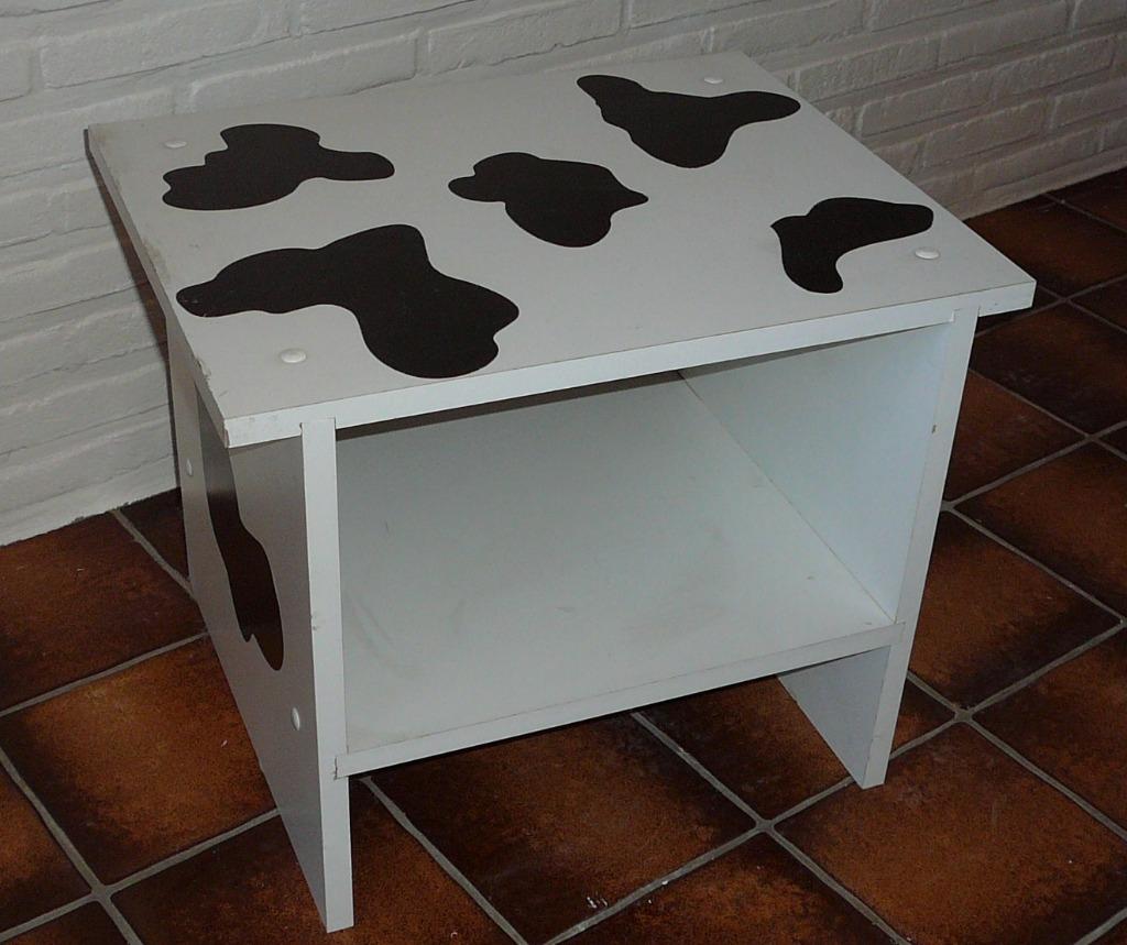 armoire de nuit ou autre avec imprimé vache, Enlèvement, Utilisé, Autres matériaux, 45 à 65 cm