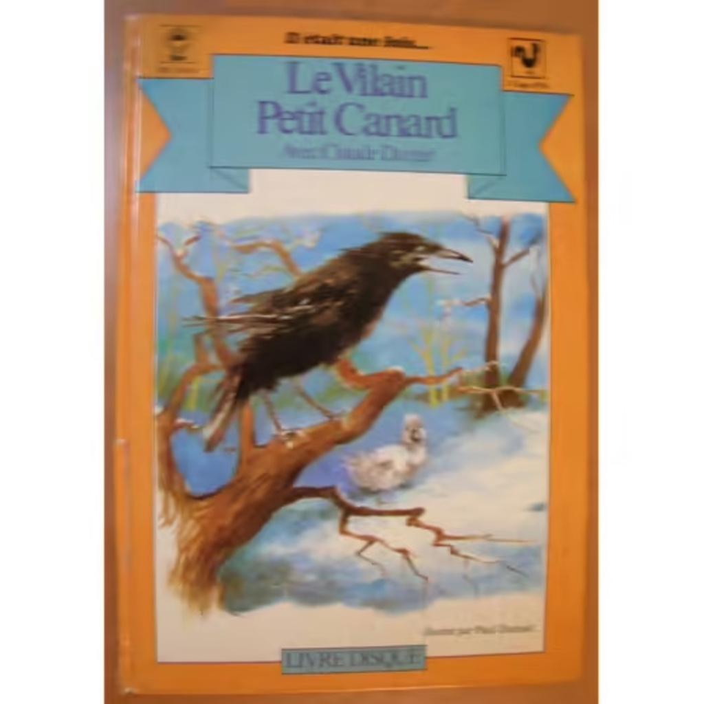 Le vilain petit canard - claude darget-avec 45T vinyle, Garçon ou Fille, Enlèvement ou Envoi, Fiction général, Darget