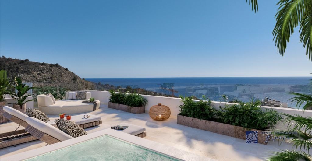 appartement a vendre en espagne bord de mer, Village, 80 m², Villajoyosa, 2 pièces