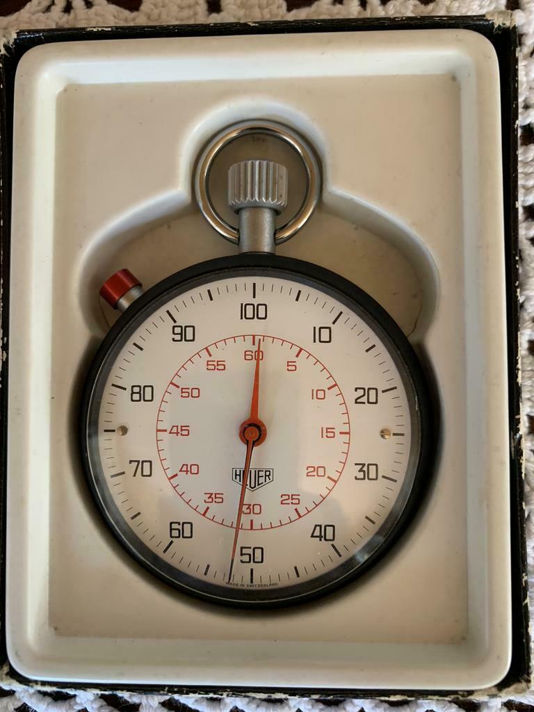 Heuer Taylot split-action lap-timer, Ophalen of Verzenden