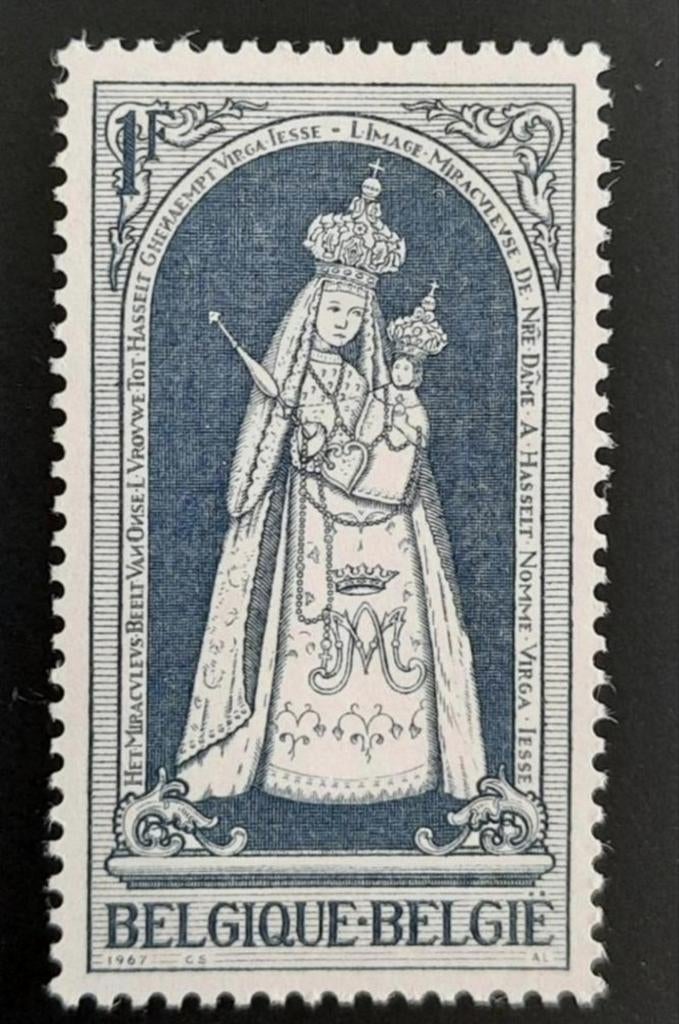 België: OBP 1436 ** Kerstmis 1967., Kerst, Frankeerzegel, Ophalen of Verzenden, Zonder stempel
