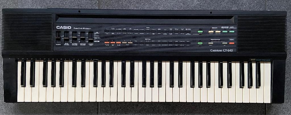 Casio CT-640 Casiotone | Vintage 1988 PCM Keyboard | MIDI, Musique & Instruments, Connexion MIDI, Enlèvement ou Envoi, Utilisé