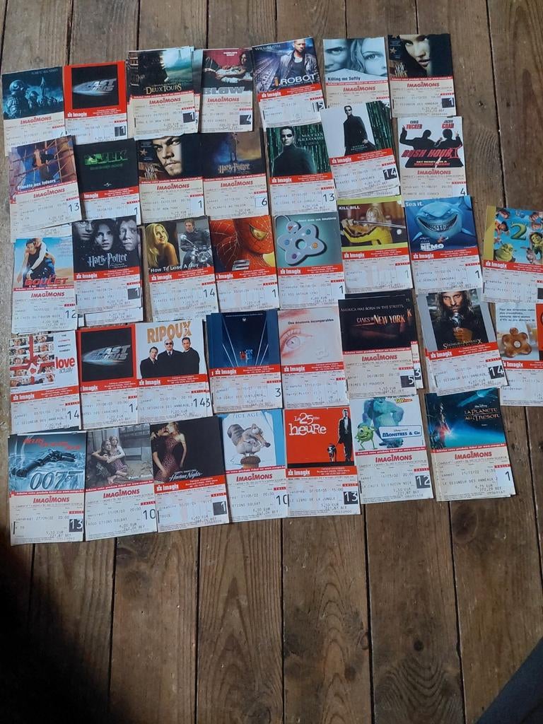Tickets entrée cinéma lot, Collections, Envoi
