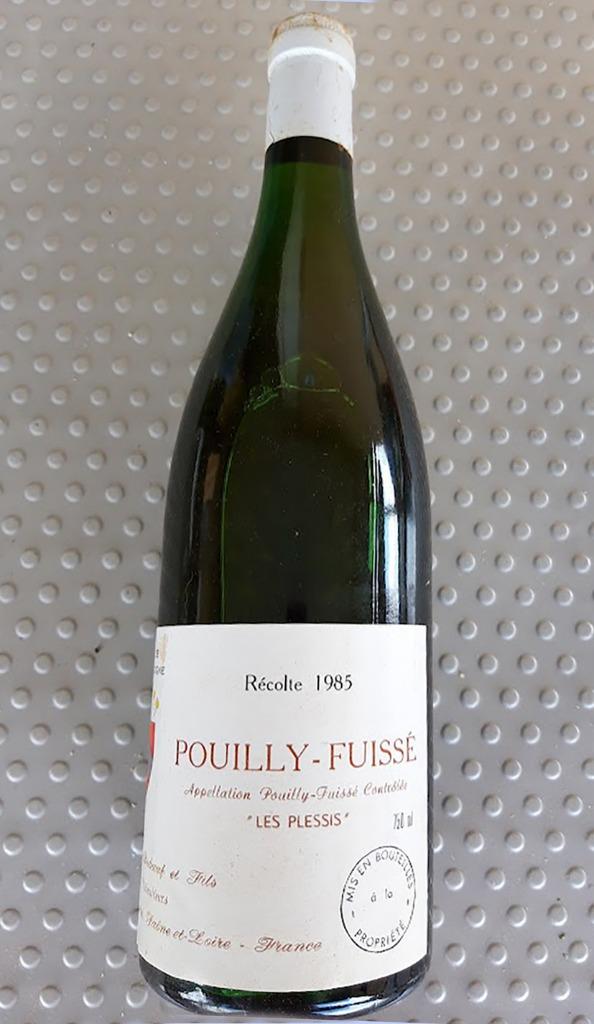 France Bourgogne 1985 Pouilly-Fuissé 'Les PLessis' carton 12, Collections, Neuf, Pleine, Vin blanc, Enlèvement
