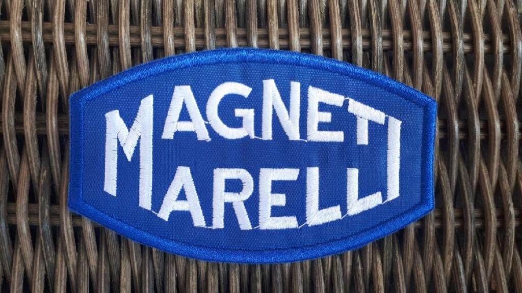 Magneti Marelli strijk patch embleem - 100 x 60 mm, Ophalen of Verzenden