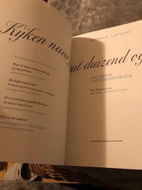 Kijken naar jou uit duizend ogen - Patrick Lateur/Gerda Dend, Patrick Lateur, Enlèvement ou Envoi, Un auteur, Comme neuf