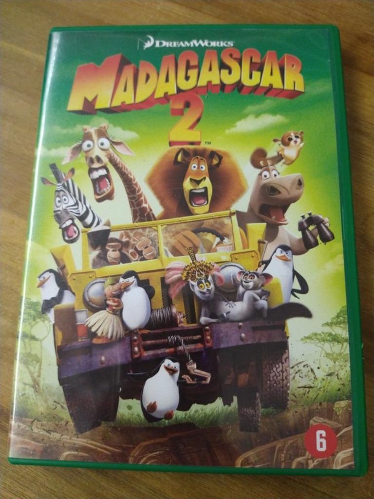 dvd madagascar, Cd's en Dvd's, Dvd's | Tekenfilms en Animatie, Tekenfilm, Ophalen of Verzenden