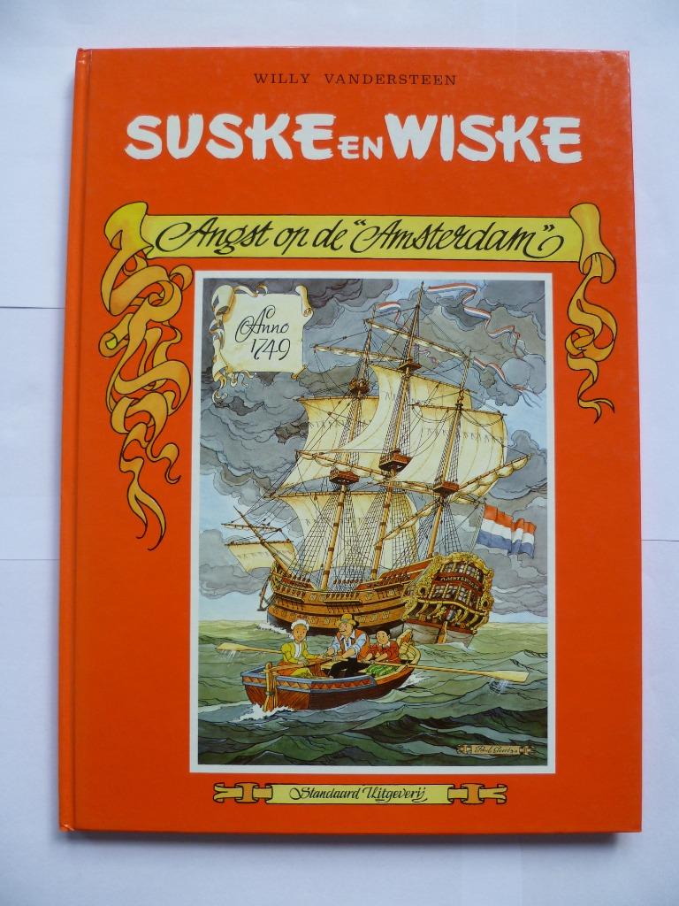 S&W HARDCOVER"ANGST OP DE AMSTERDAM"UIT 1985, Willy Vandersteen, Eén stripboek, Ophalen of Verzenden, Zo goed als nieuw