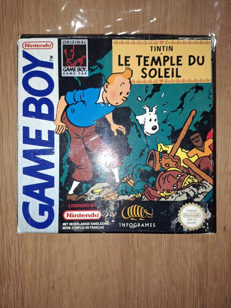 Tintin le temple du soleil pour game boy