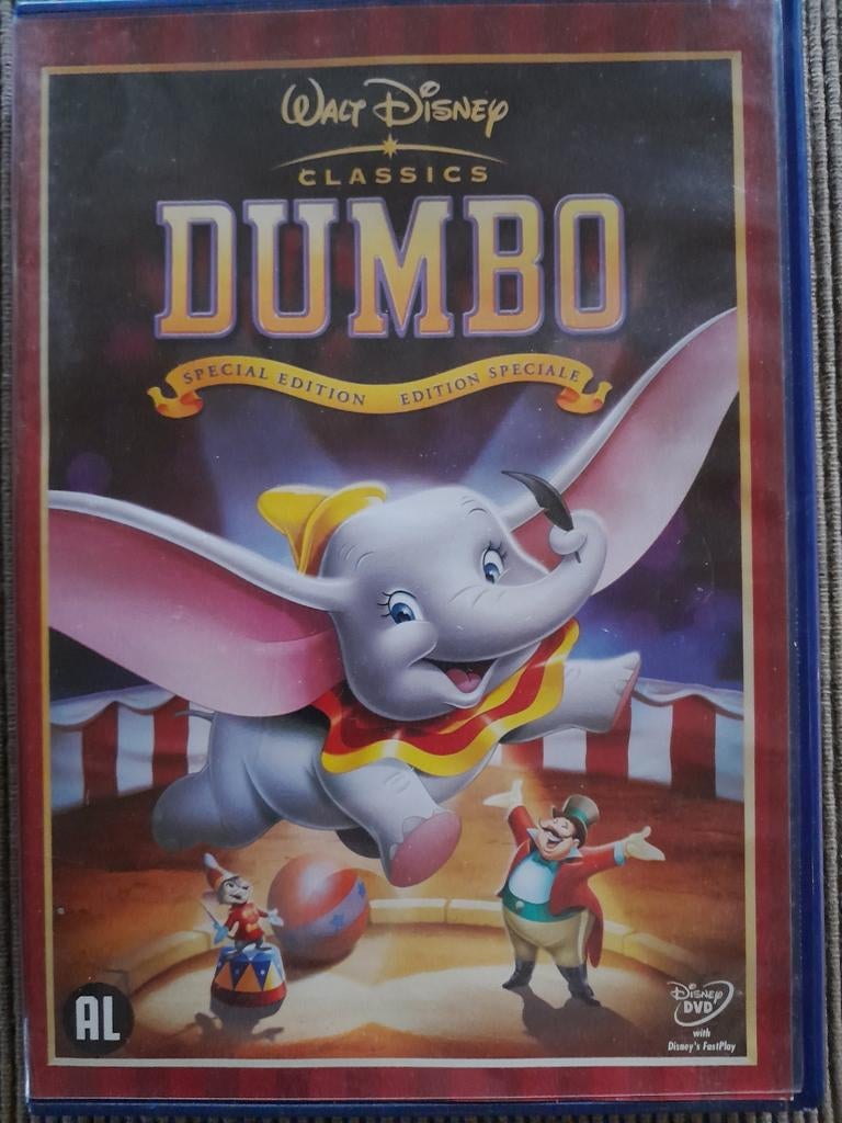 Dumbo, Gebruikt, Tekenfilm, Ophalen of Verzenden, Alle leeftijden