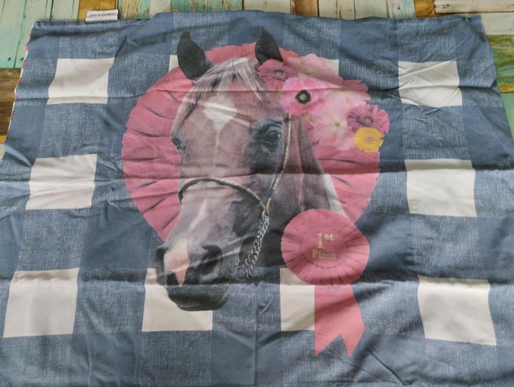 Lakenset paarden, Gebruikt, Overige kleuren, Jongetje of Meisje, Dekbedovertrek