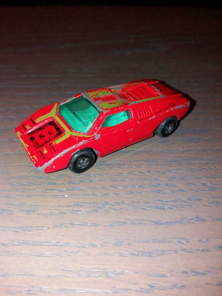 Matchbox no 27 Lamborghini, Ophalen of Verzenden, Gebruikt, Matchbox