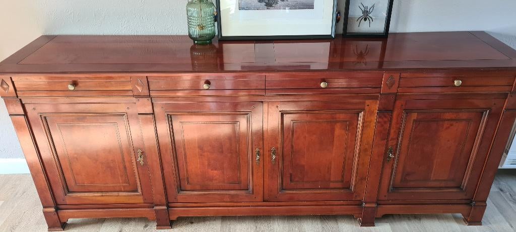 Buffetkast kerselaar, Huis en Inrichting, Ophalen, Gebruikt, Met deur(en), 200 cm of meer