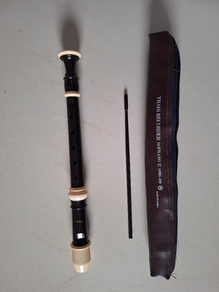Thais Sopraanblokfluit ASRG-300 – Inclusief etui, Musique & Instruments, Enlèvement, Comme neuf, Soprano ou Sopranino, Avec valise, étui ou housse