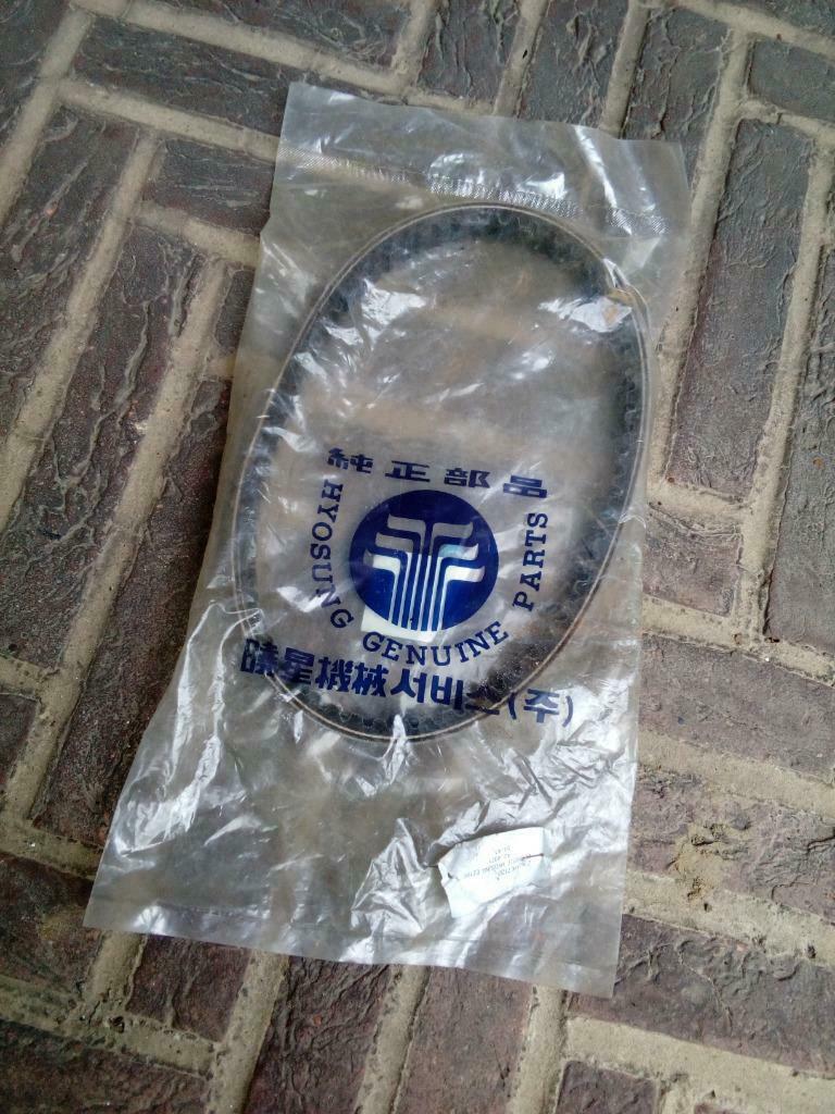 courroie scooter Hyosung, Enlèvement