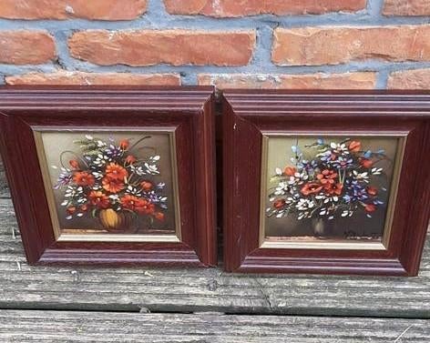 Bloemen Festijn op doek,gesigneerd, Ophalen of Verzenden, Zo goed als nieuw