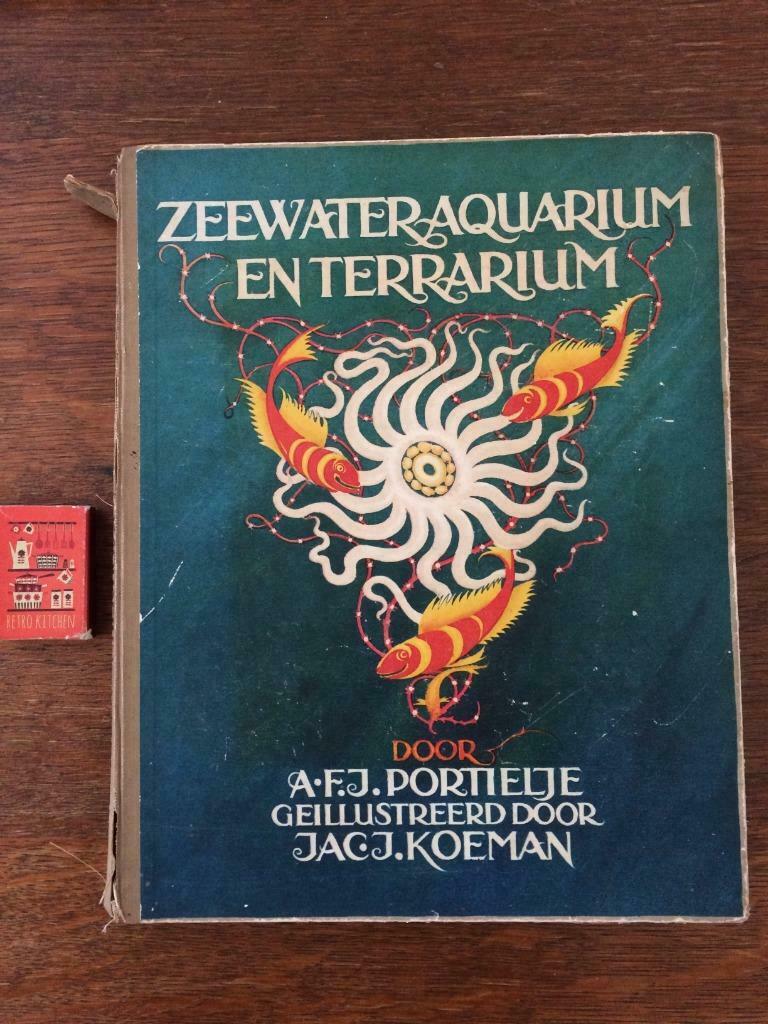 Verkade album zeewater aquarium en terrarium 1930 compleet, Ophalen of Verzenden, Gelezen, Plaatjesalbum