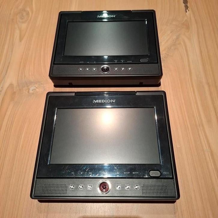 Lecteur DVD de voiture portable 2 écrans, TV, Hi-fi & Vidéo, Lecteurs DVD, Enlèvement ou Envoi, Utilisé, Lecteur DVD